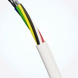 DTECH 6 Core Type 1 Alarm Cable LSZH White – 100M